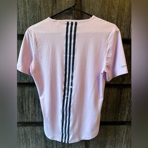 adidas originals 3 Stripe Aeroready Running tee - Lilac